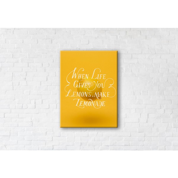 

Картина на холсте Lemon 75x100см Franklin