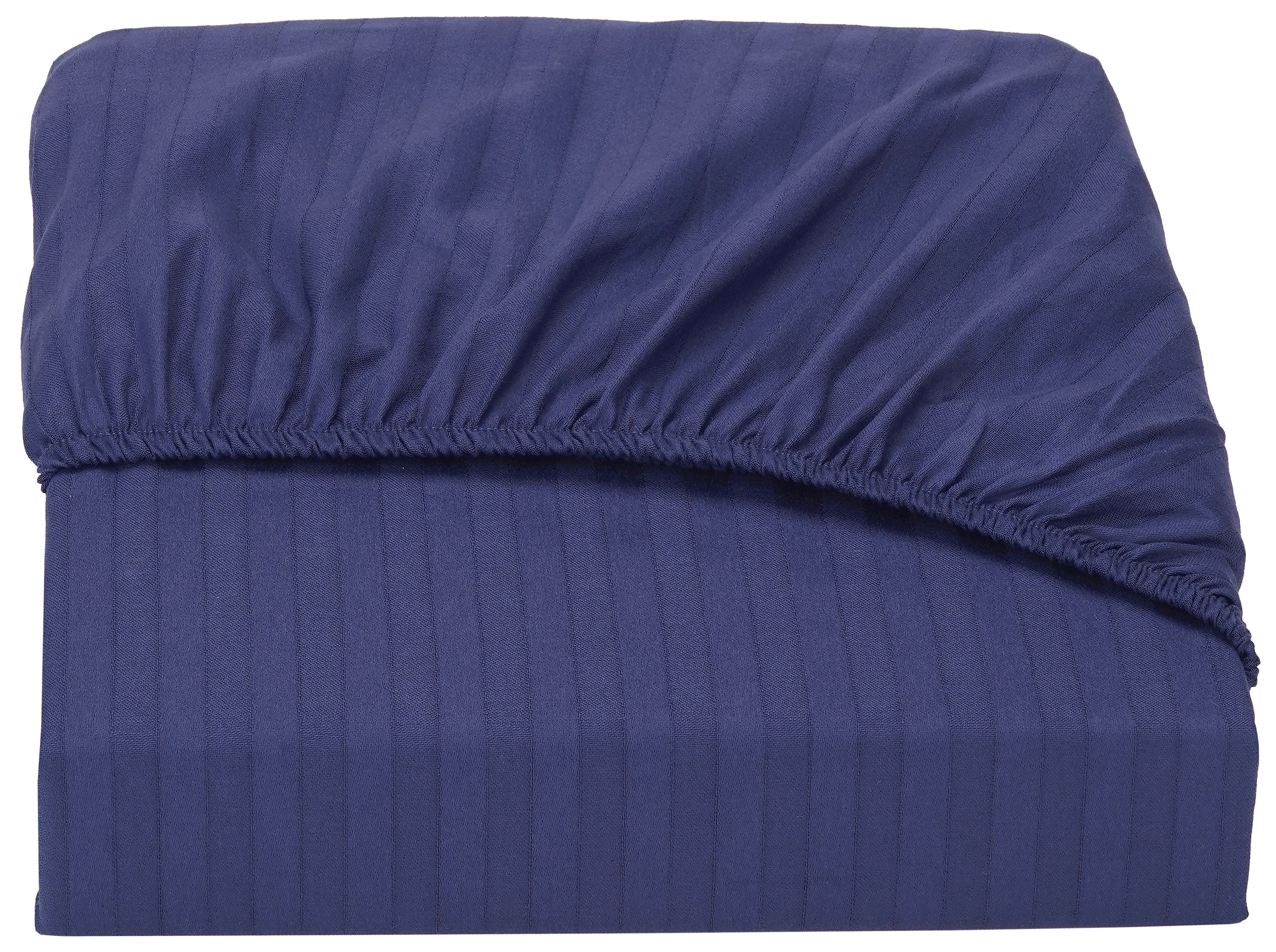 

Простынь на резинке Good-Dream Страйп-сатин Dark Blue 90х190