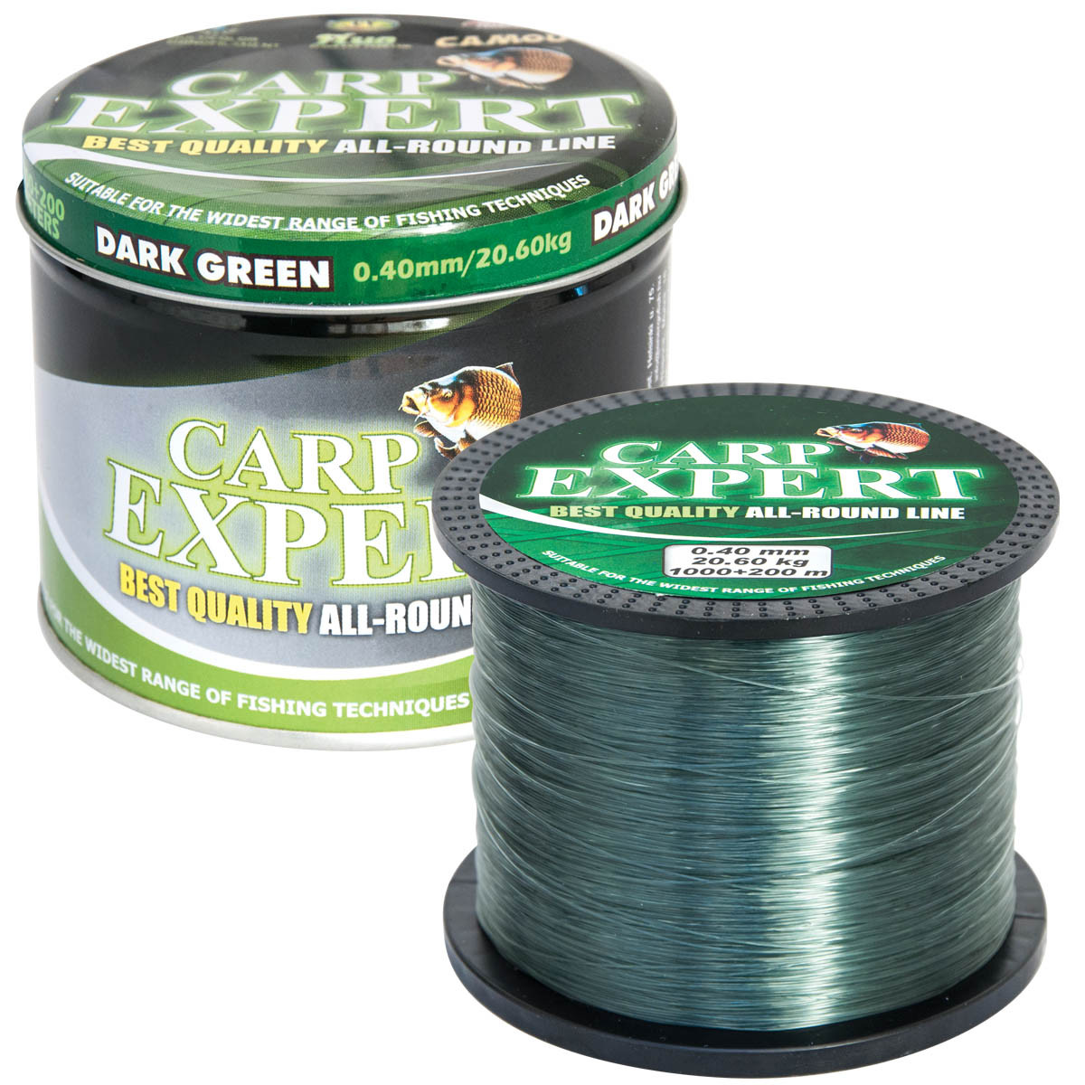 

Леска Carp Expert Dark Green 0.40 мм 1200 м