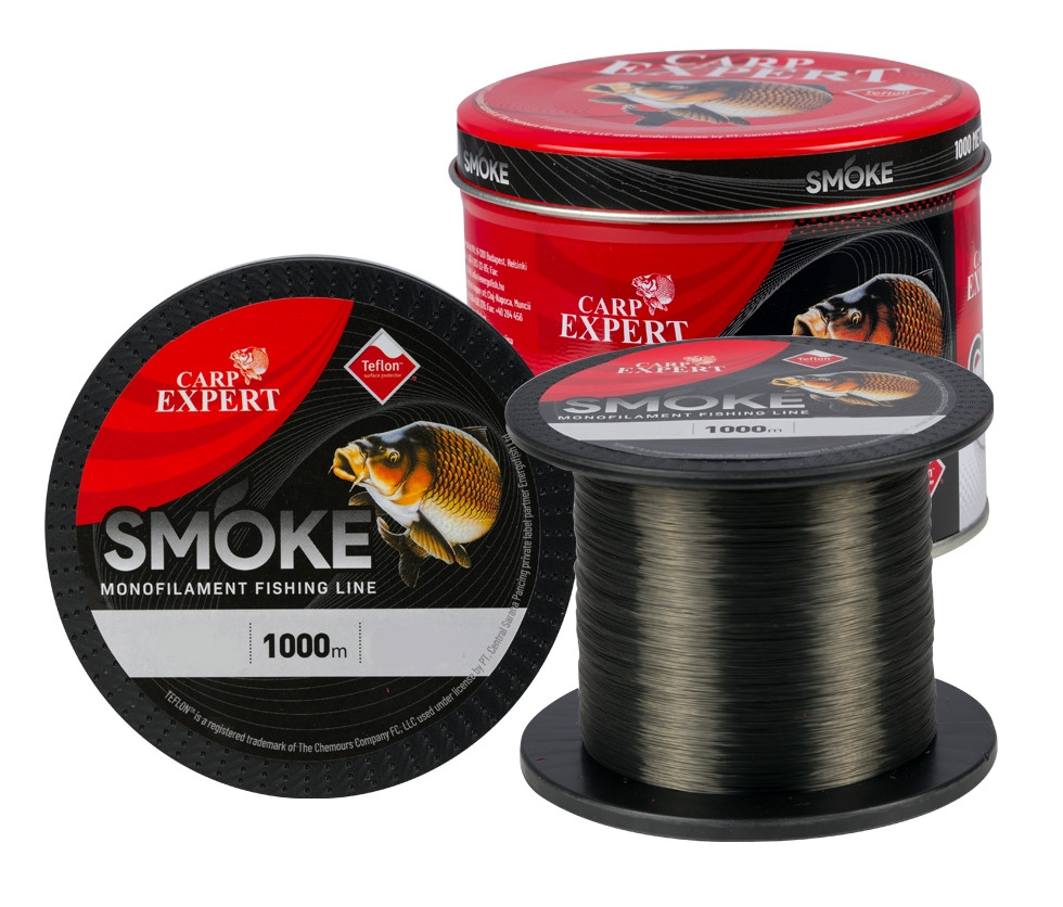 

Леска карповая Carp Expert Smoky Dark Grey Teflon Coated 1000 m 0.25 mm (9.1 kg)