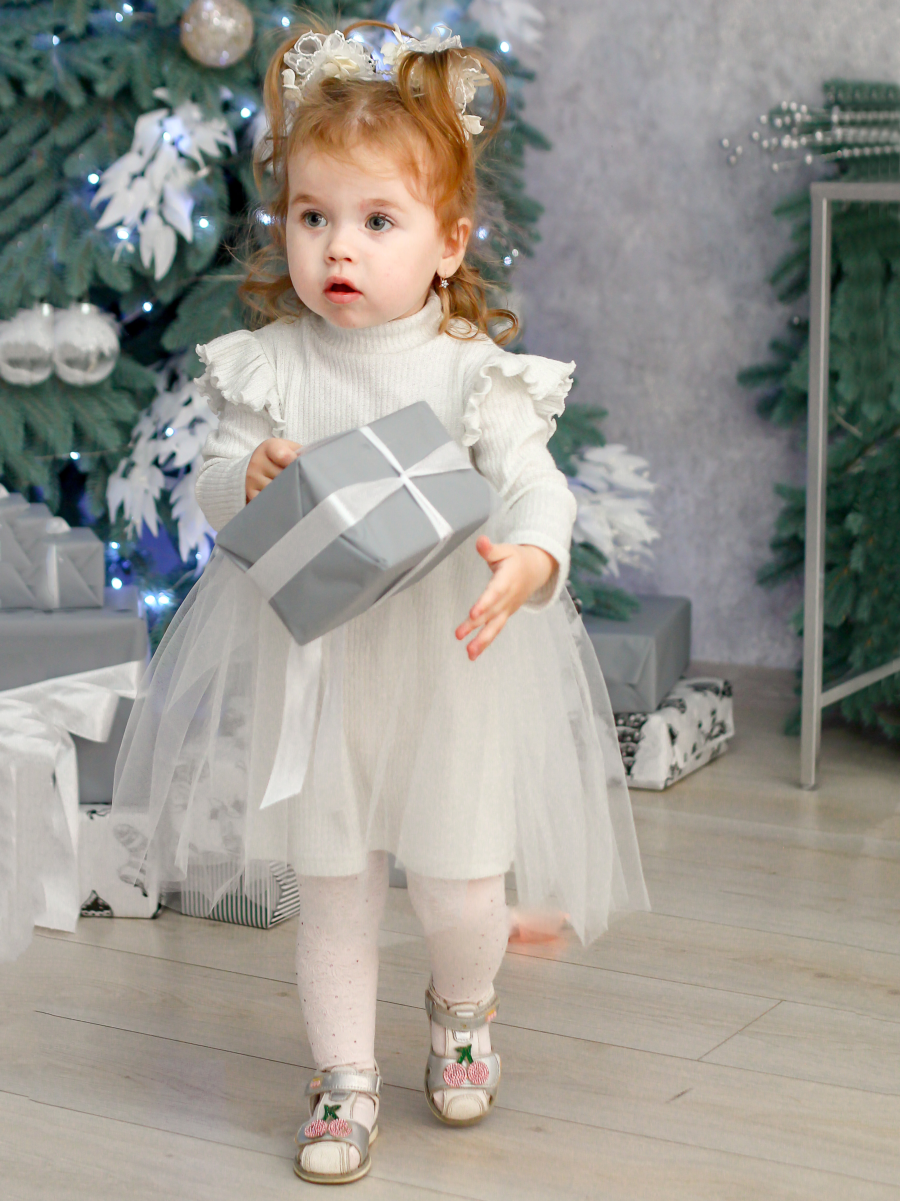 

Платье нарядное JULA KIDS 116 Белый 221110Б