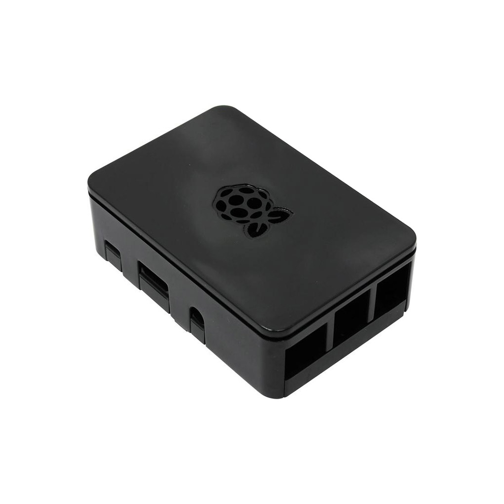 

Корпус к промышленному ПК Raspberry Pi 3 model B/B+, пластиковый, чорный, с лого (RA179)