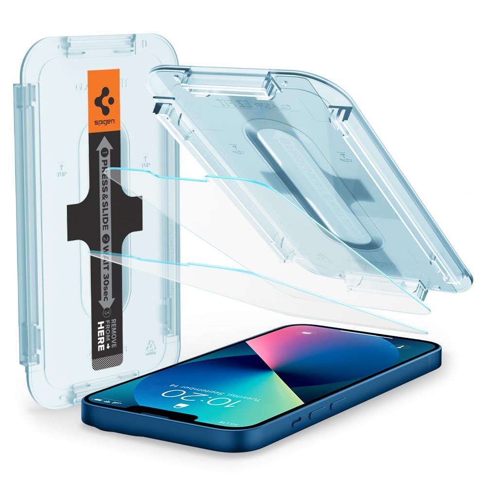 

Защитное стекло Spigen Glas.tR EZ FIT 2-Pack для iPhone 13 Mini Clear