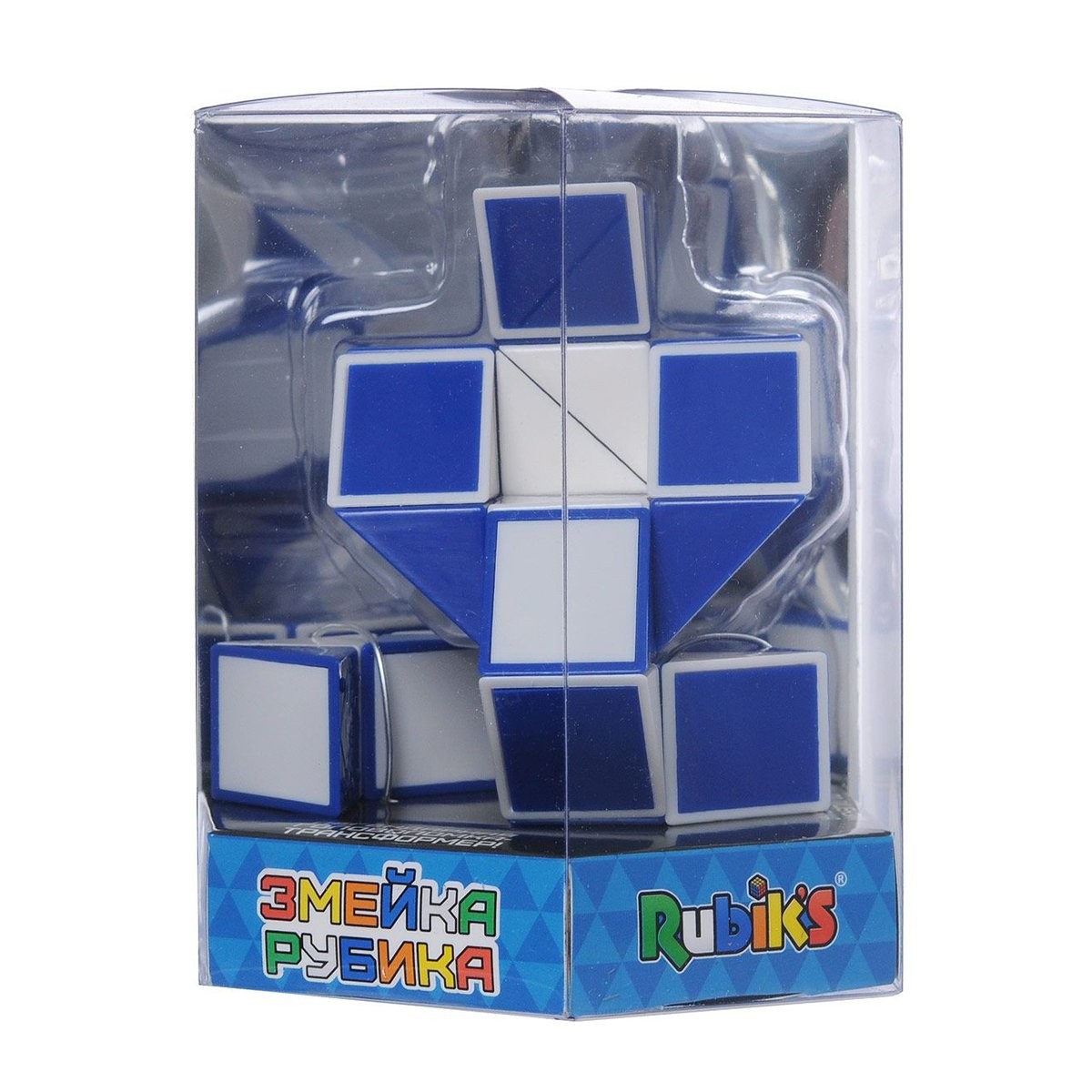 

Головоломка Rubiks Змійка Біло-блакитна (RBL808-1)