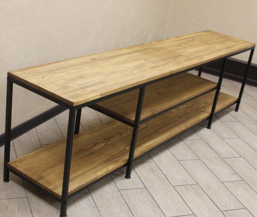 

Тумба под ТВ в стиле лофт W&M LOFT АХТА 2000х400х500 GKE-B-6