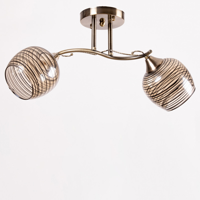 

Люстра потолочная Light House SR-17007/2 AB L500 W130 H230 бронза
