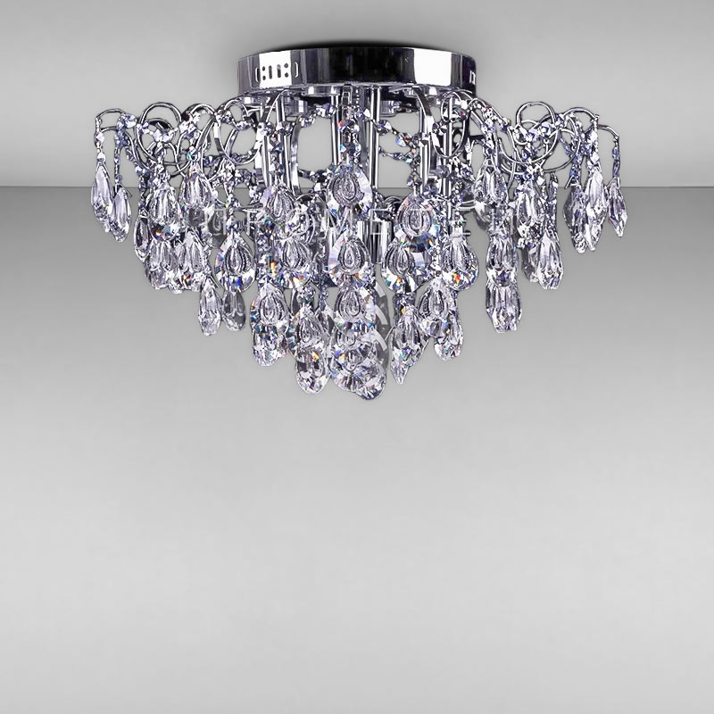 

Люстра хрустальная потолочная Light House NM-17070/6+6 CR хром