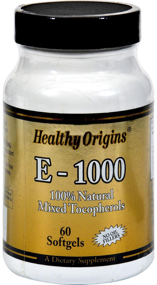 

Витамины Healthy Origins Е 1000IU 60 желатиновых капсул (603573151492)