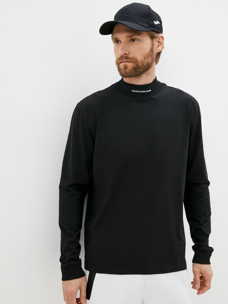

Водолазка Calvin Klein Jeans Micro Branding Ls High Neck Te J30J319313-BEH  Черная, Водолазка Calvin Klein Jeans Micro Branding Ls High Neck Te J30J319313-BEH XL Черная