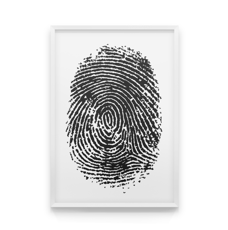 

Постер в рамке FINGERPRINT 40x50 см