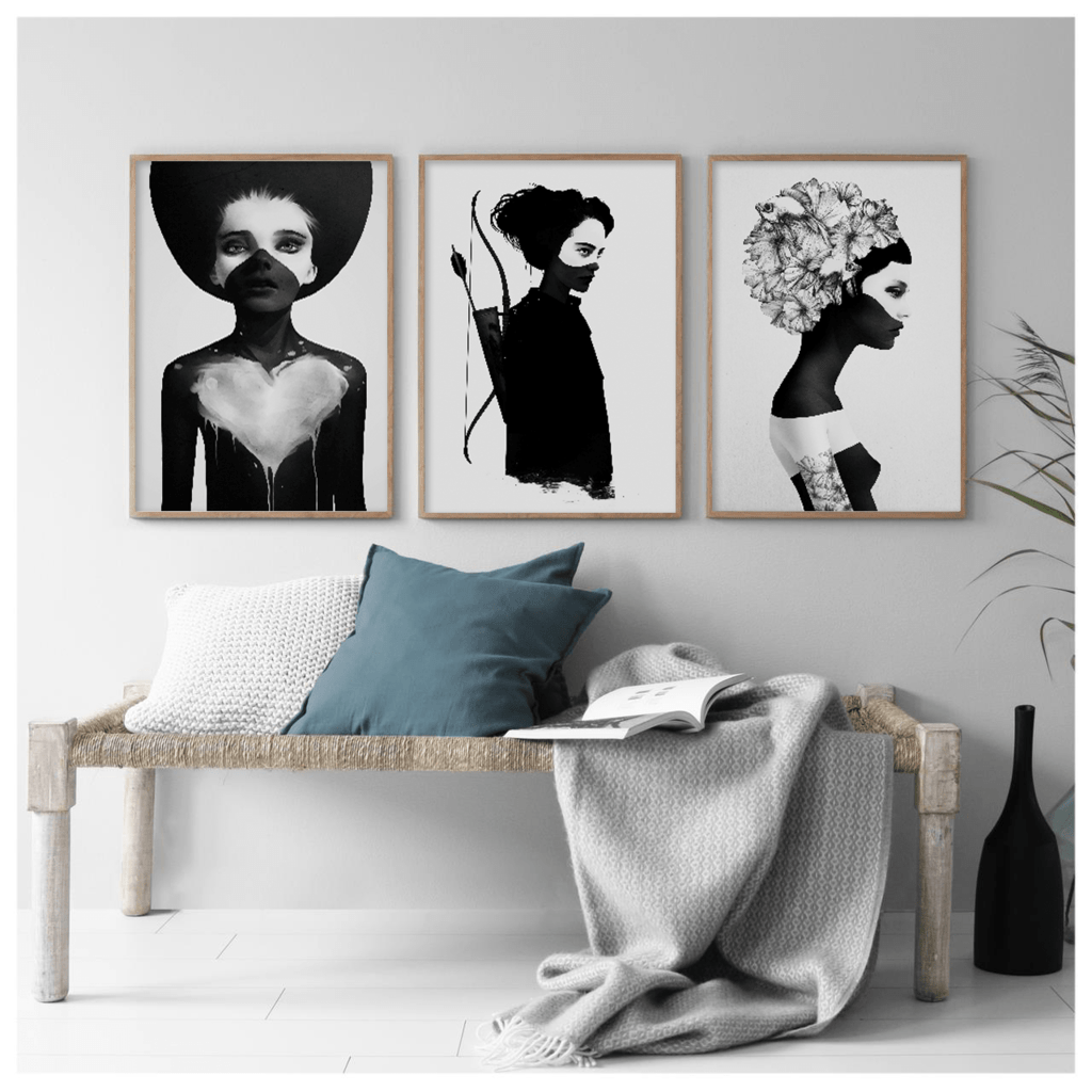 

Набор постеров в рамке LADIES 50x70 см