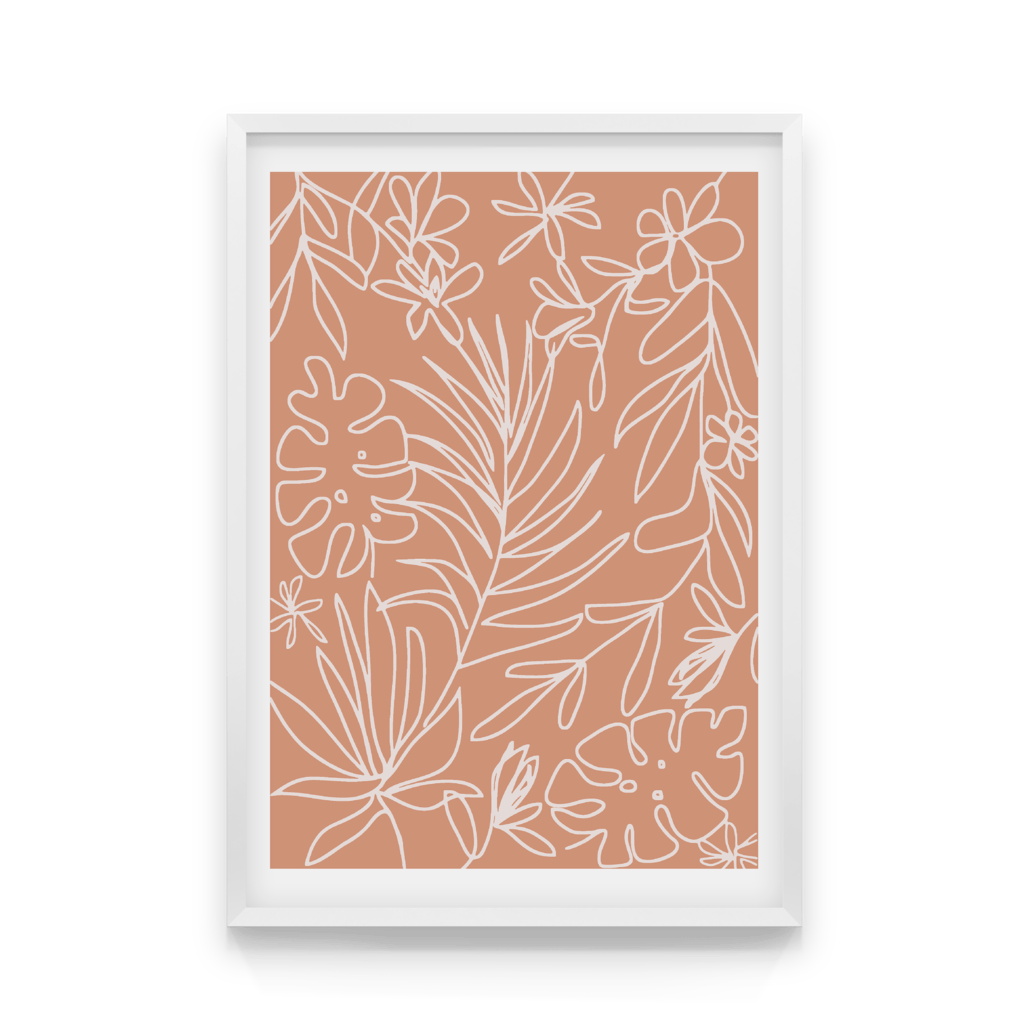 

Постер в рамке ENGRAVED PLANTS 40x50 см