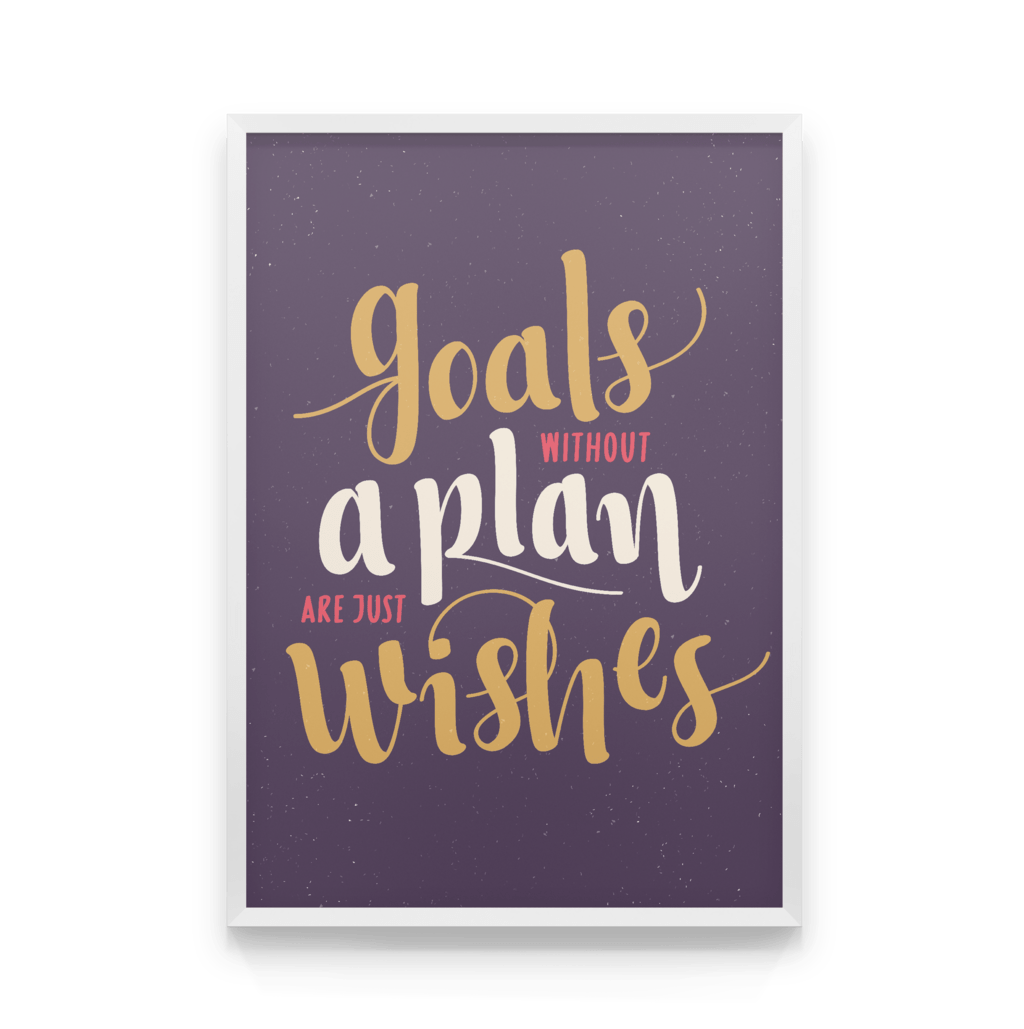 

Постер в рамке JUST WISHES 50x70 см