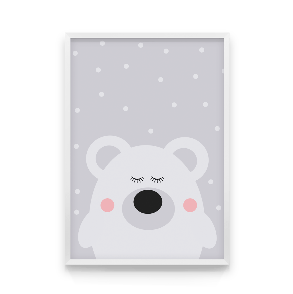 

Постер в рамке СПЯЩИЙ МИШУТКА 50x70 см