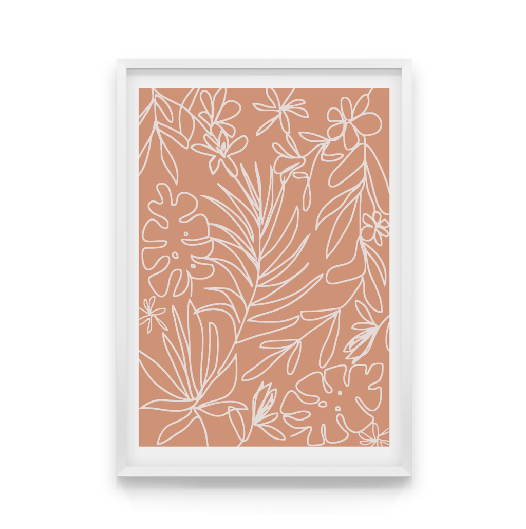 

Постер в рамке ENGRAVED PLANTS 50x70 см