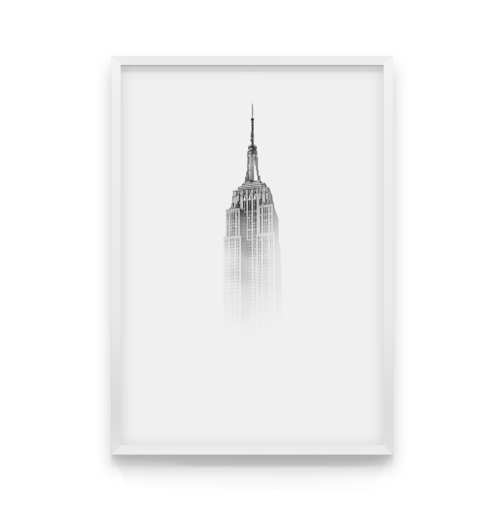 

Постер в рамке EMPIRE STATE BUILDING 50x70 см