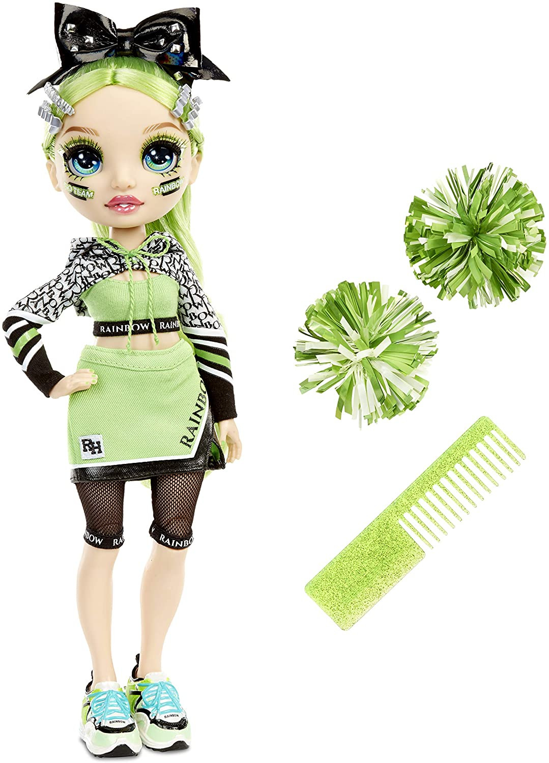 

Кукла Рейнбоу Хай Джейд Хантер Черлидер Rainbow High Cheer Jade Hunter Green Cheerleader Fashion Doll