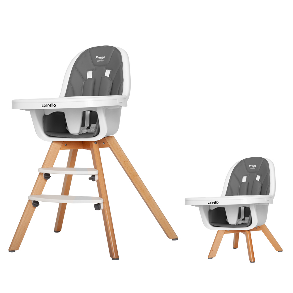 

Стілець для годування CARRELLO Prego CRL-9504/1 Palette Grey /1/
