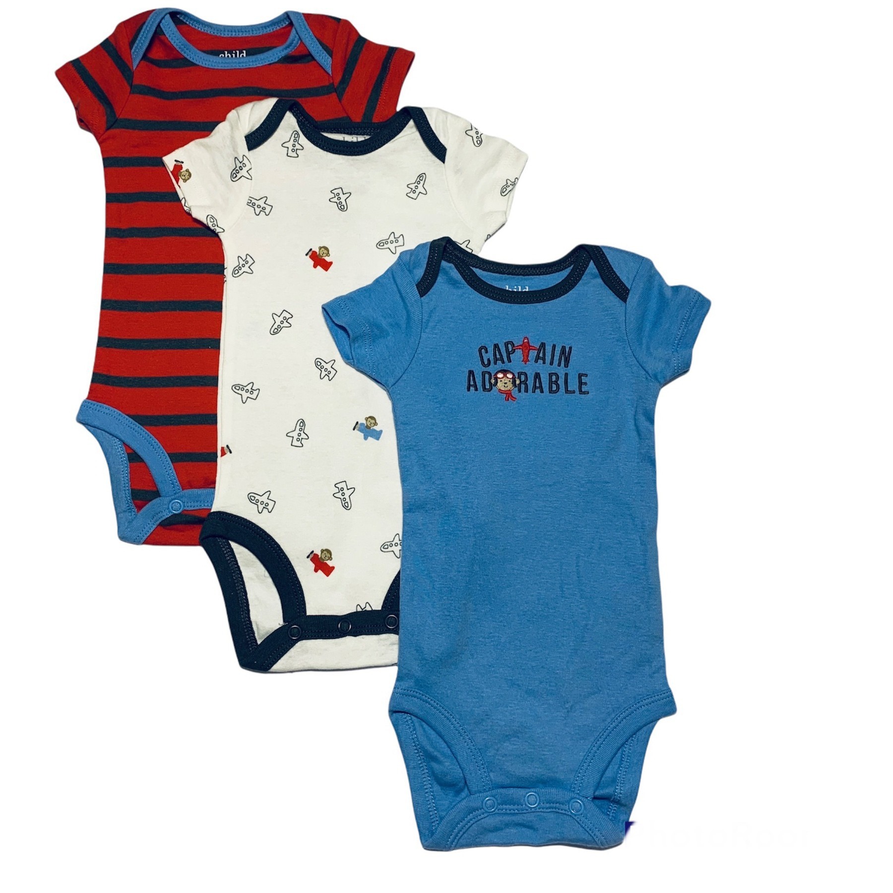 

Боди 3 шт Carters 55-61 см Разноцветные