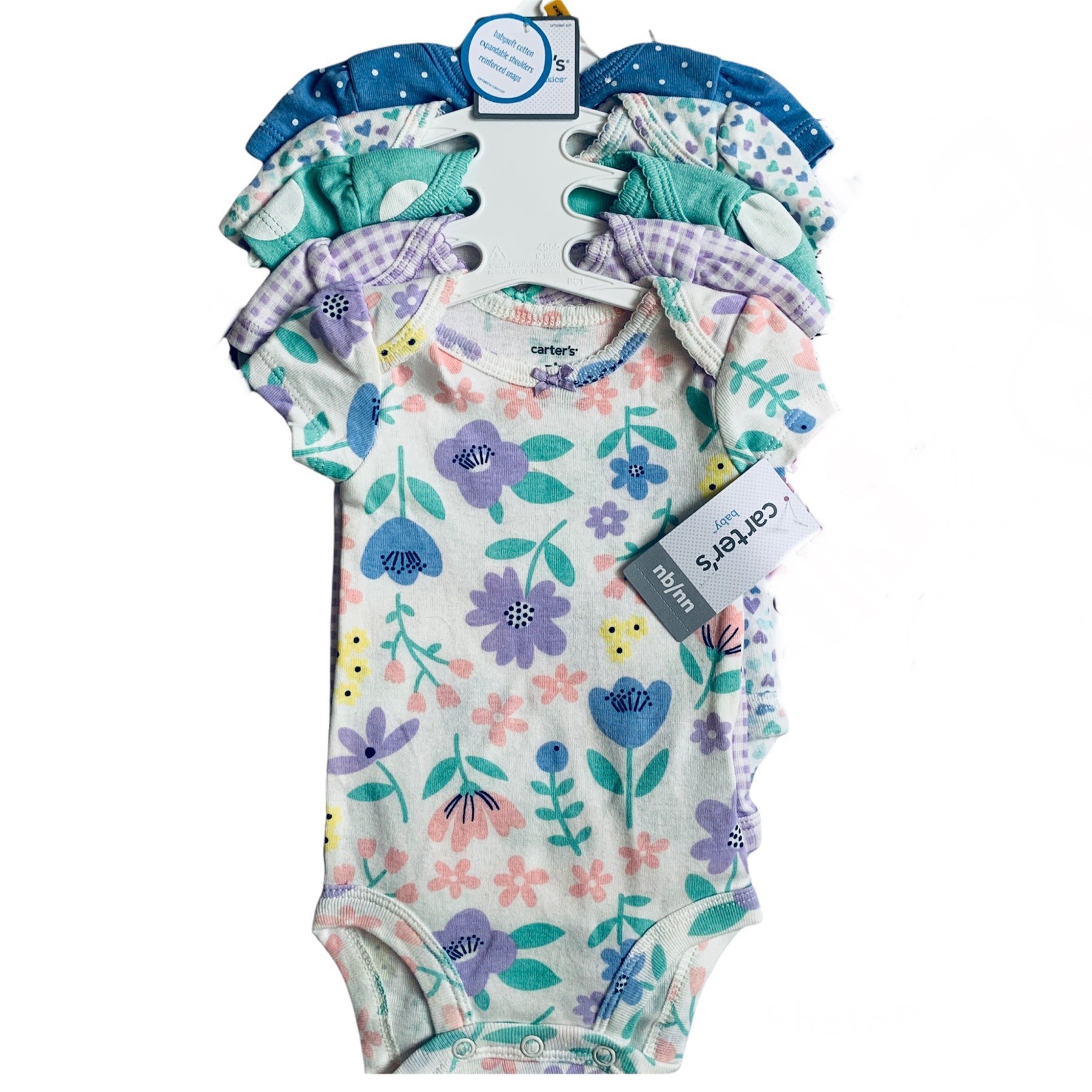 

Боди 5 шт Carters Nb 46-55 см Разноцветные
