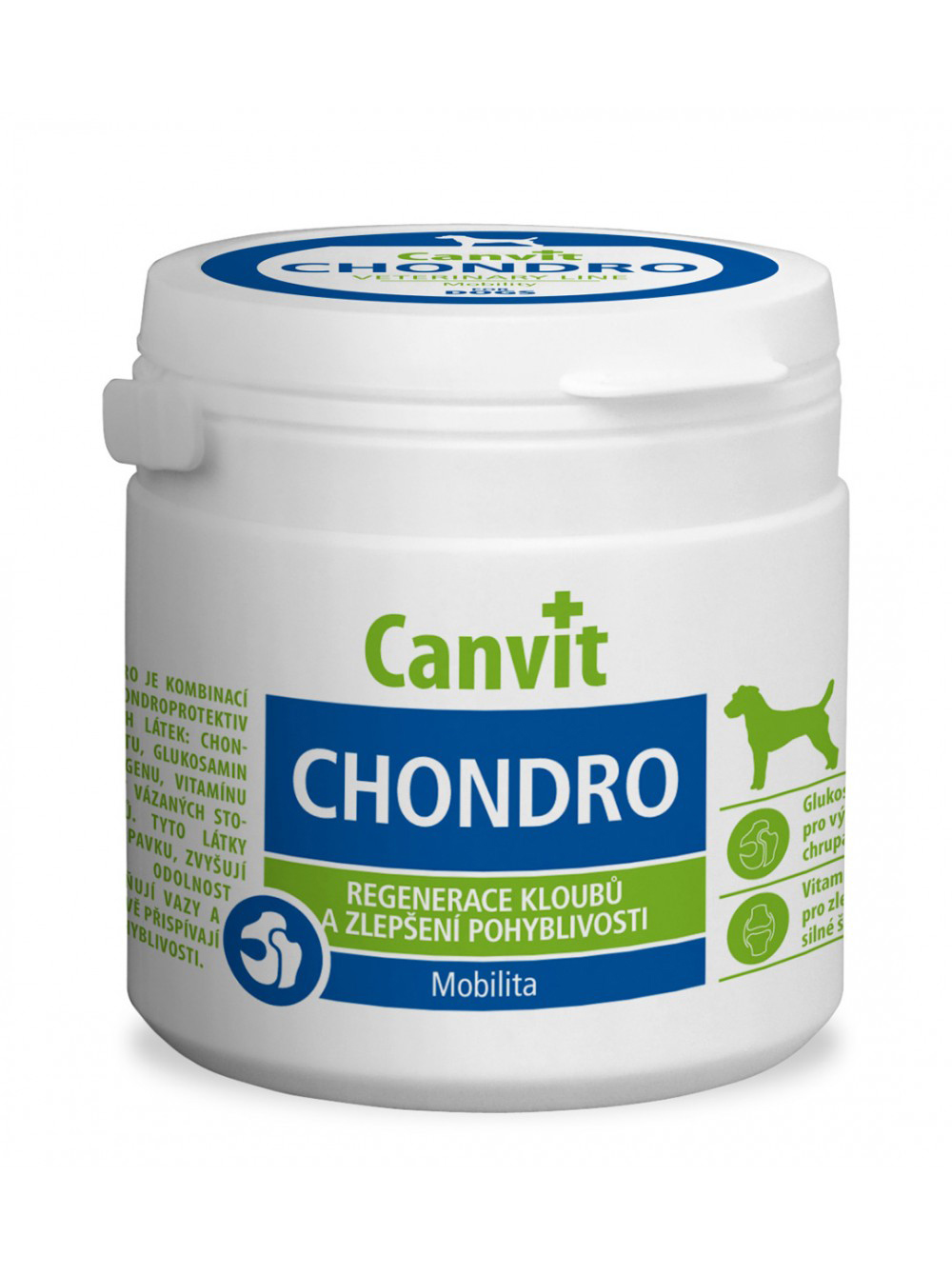 

Таблетки с глюкозамином и хондроитином для собак всех пород Chondro for dogs 250 тбл. Canvit BGL-CT-33