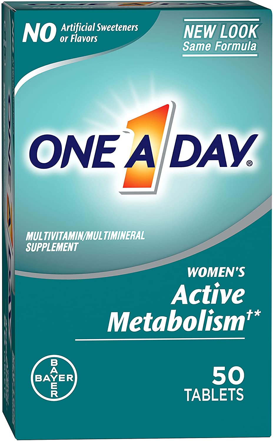 

Bayer One A Day Women's Active Metabolism 50 таблеток (4384303991)