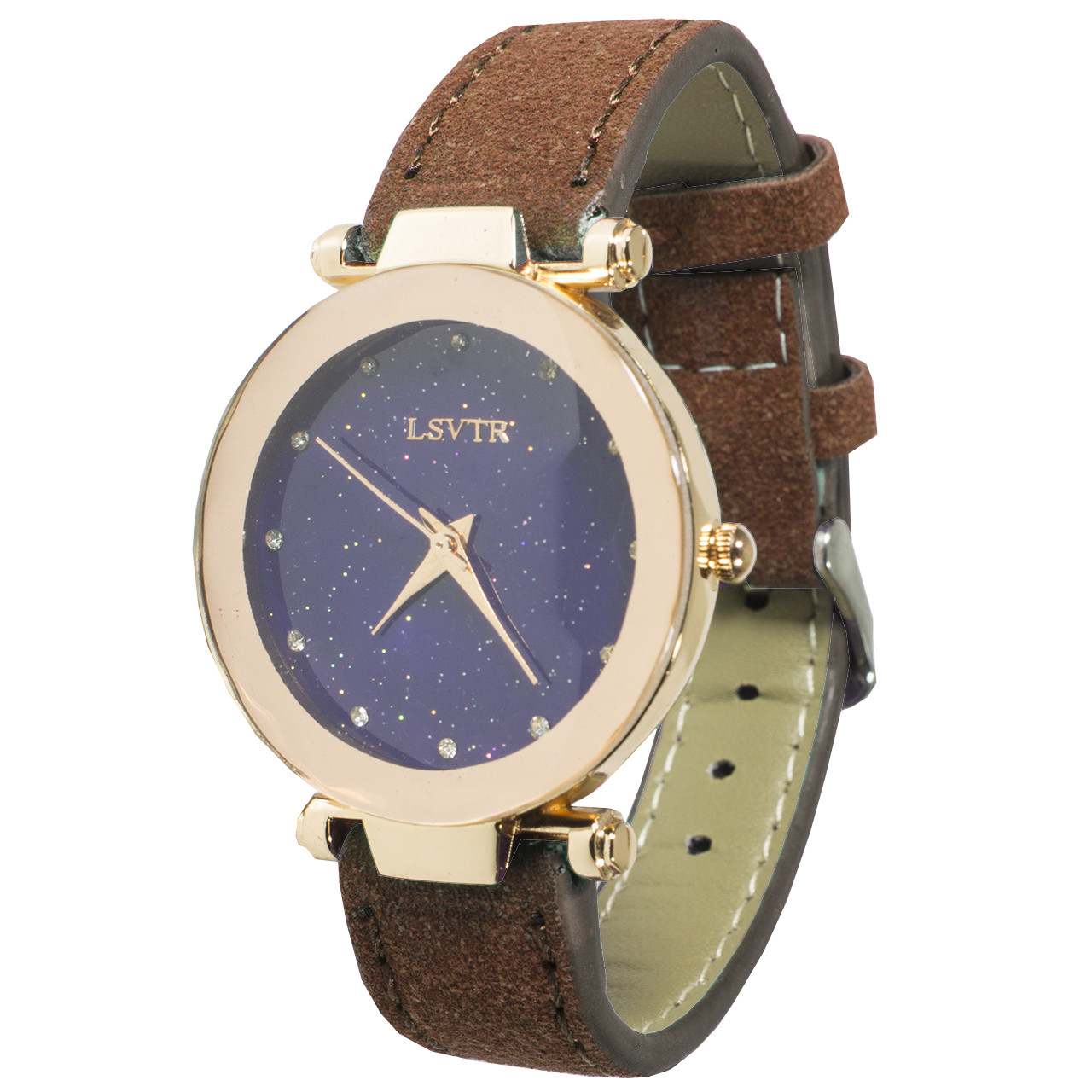 Модные часы LSVTR Fashion Brown для женщин и девушек кварцевый механизм ...
