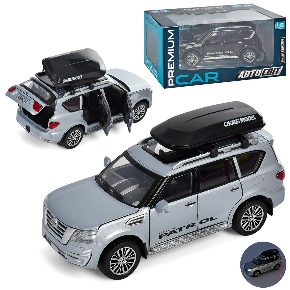 

Инерционная металлическая модель Nissan Patrol 1/32 ap-1713