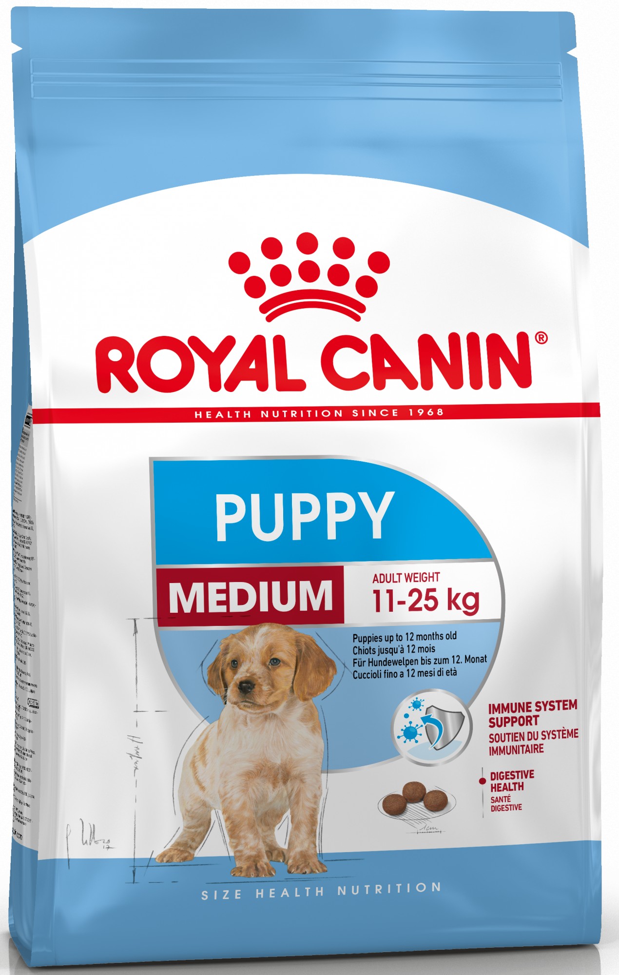 

Сухой корм Royal Canin Medium Puppy для щенков средних пород до 12 месяцев 10 кг (3182550778077)