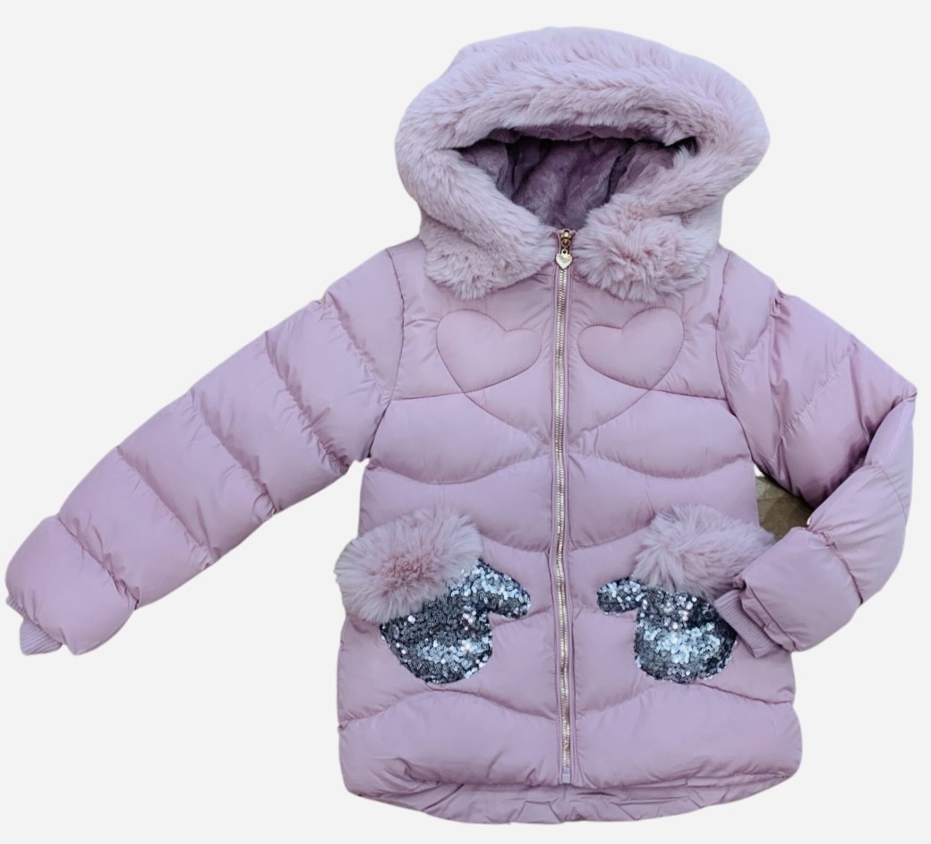 

Курточка для девочки Seagull 65085 128-134 см Пудра