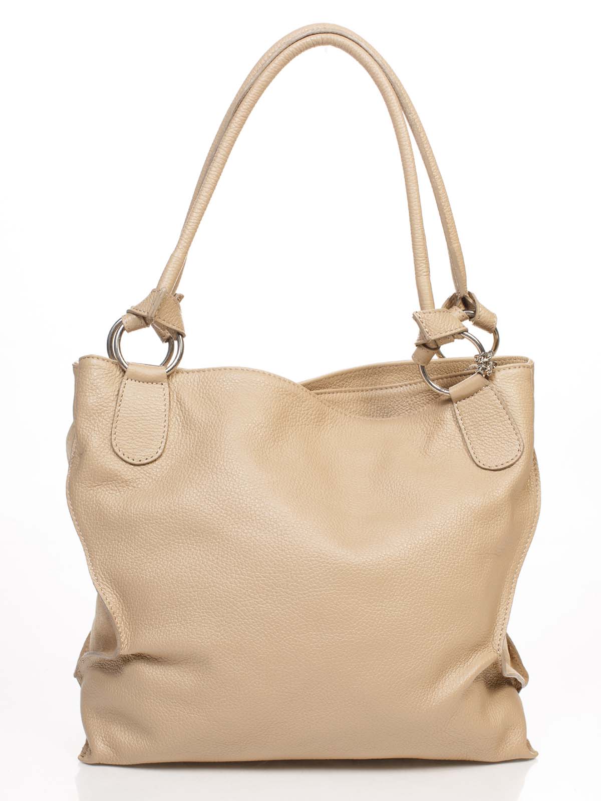 

Сумка На Каждый День Genuine Leather 8954_taupe Кожаная Таупе