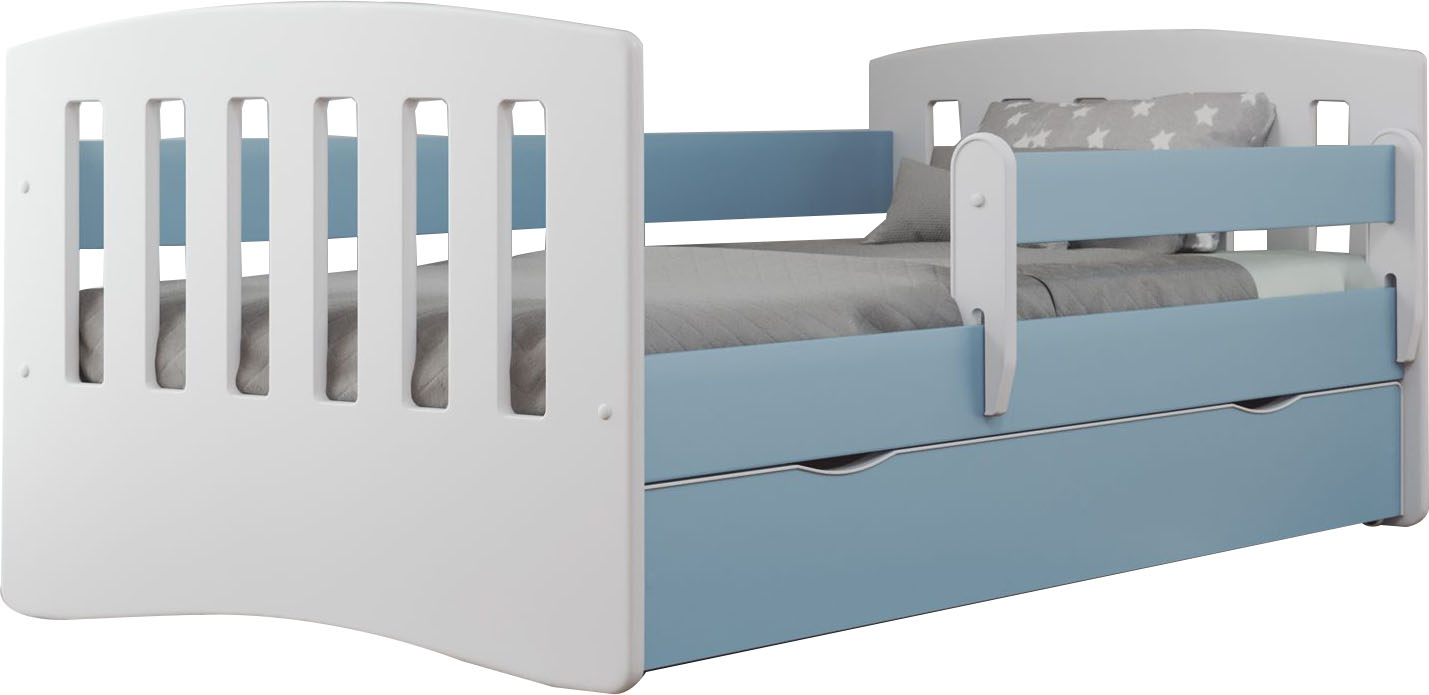 Детская кровать Kocot Kids Classic 1 с ящиком 180 х 80 см Синяя ...