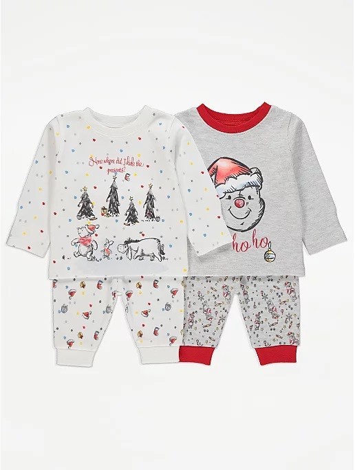 

Комплект пижам Georg Disney Winnie The Pooh Christmas 80-86 см 2шт разноцветные