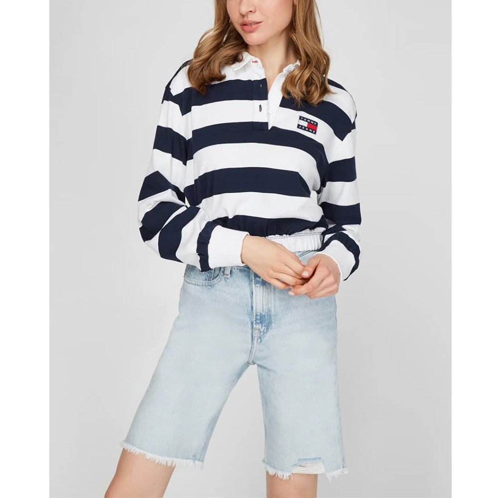 

Поло с длинным рукавом Tommy Jeans, Поло с длинным рукавом Tommy Jeans S