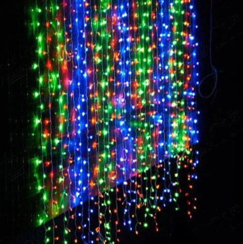 

Гирлянда Xmas LED (Водопад 3M*1.5M) 240-M-2 Мультицветная