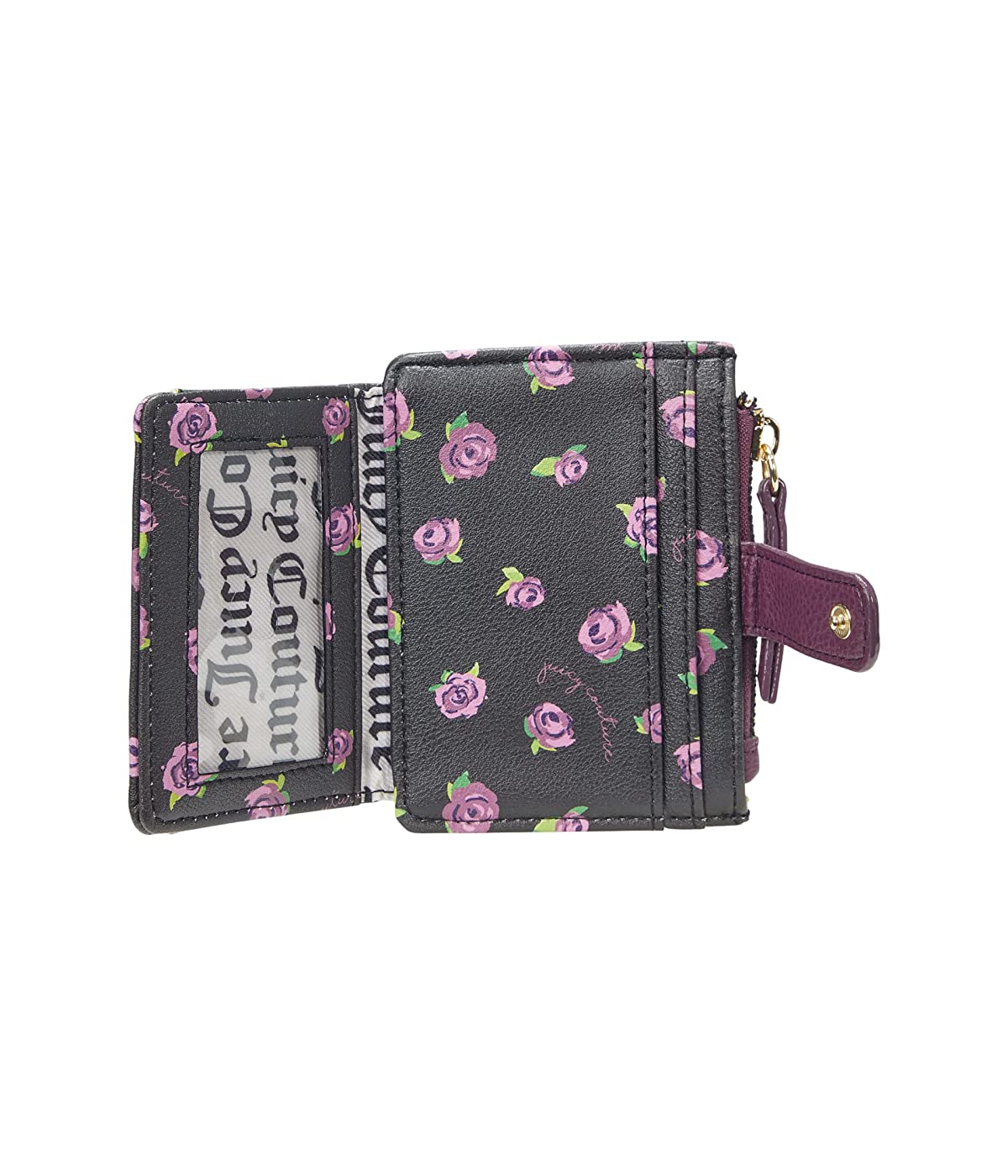 

Кошелек Juicy Couture Pleats Please Tab Card Case Black 1, Универсальный