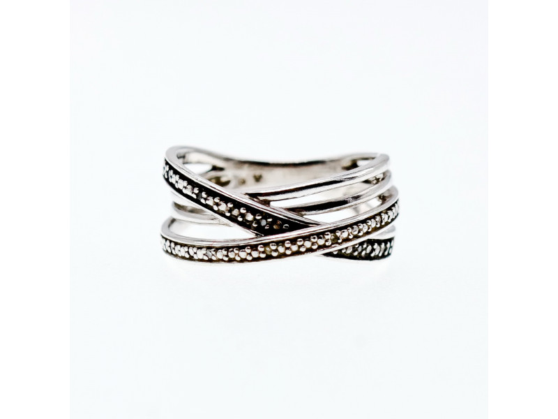 

Серебряное кольцо Капельное серебро Sky Jewelry 003601