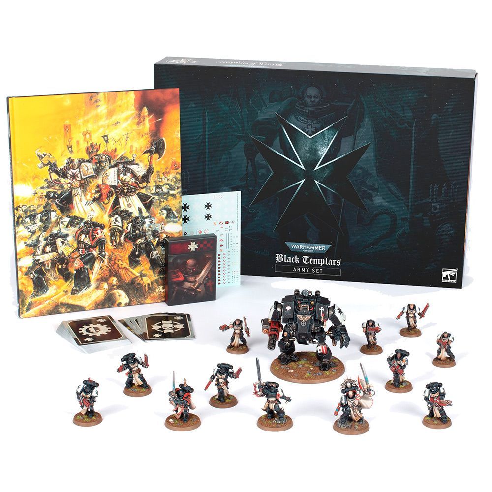 

Настольная игра Games Workshop SPACE MARINE BLACK TEMPLARS ARMY SET (ENGLISH) (60010101003) (5011921157969)