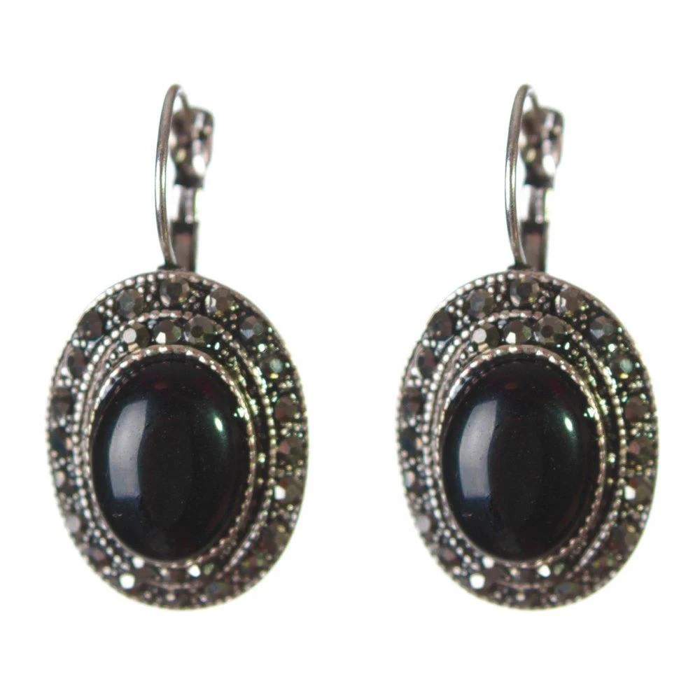 

Серьги "Агата" Чёрный 2900000137424