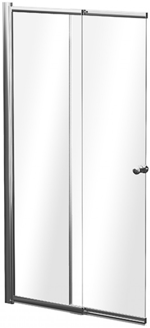 

Шторка для ванны BESCO Easy Slide 2S 100x150 Clear Chrome