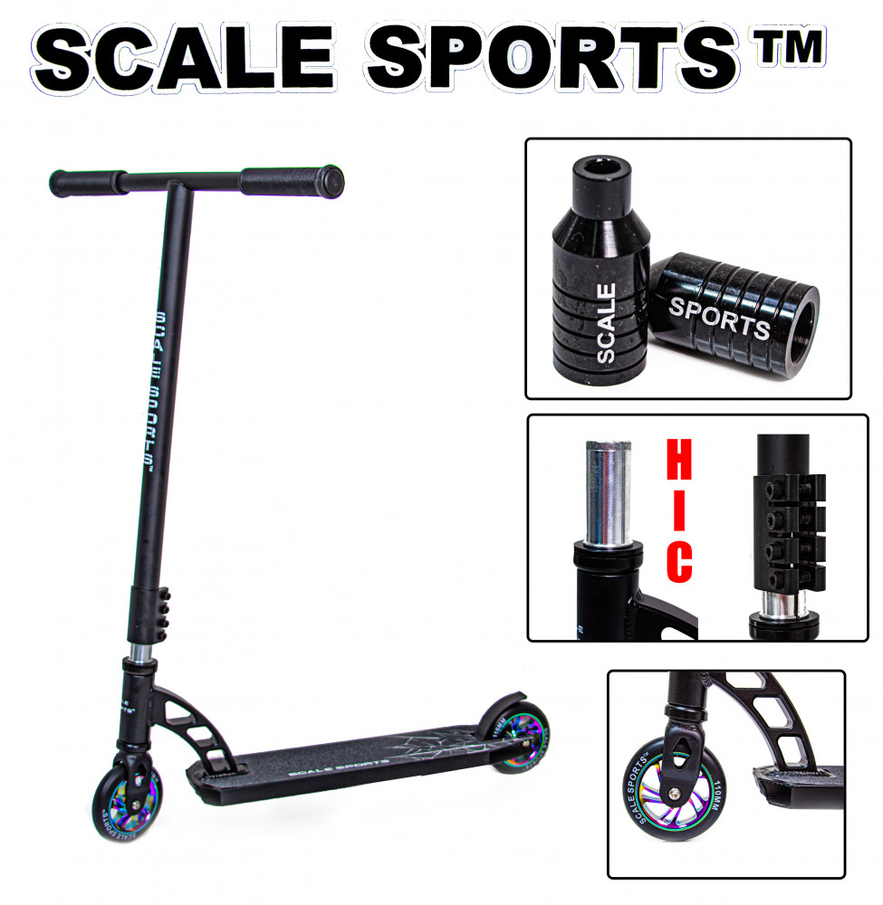 

Трюковый самокат Scale Sports Phantom 110 mm. Черный