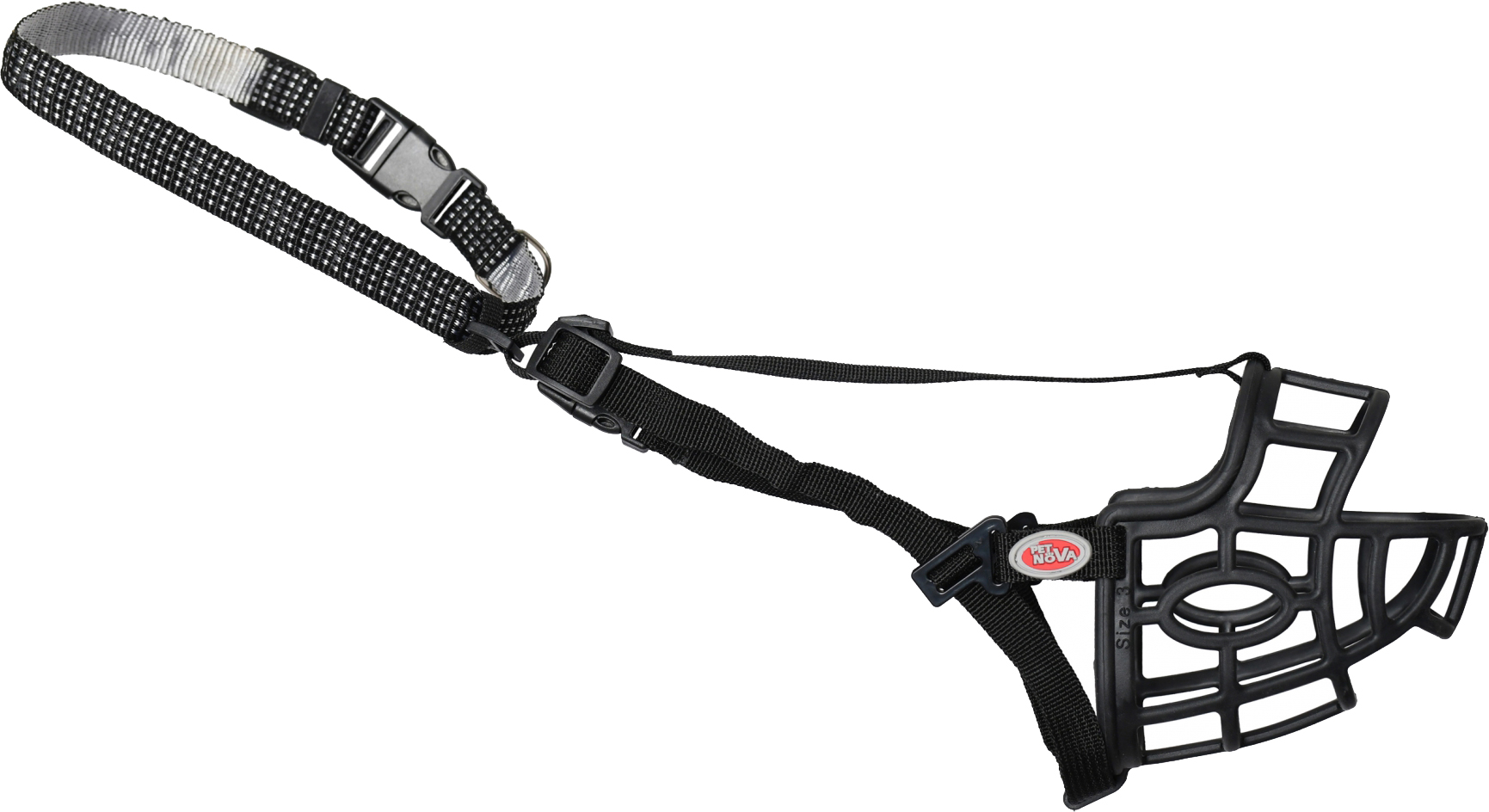 

Намордник с ошейником Pet Nova COLLAR-M (MUZZLE-COLLAR-M)