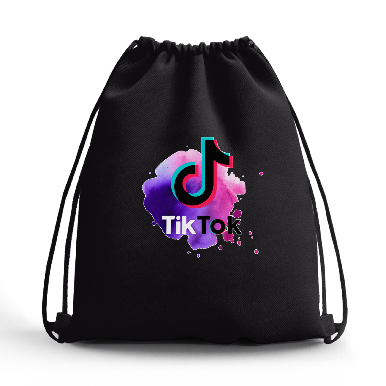 

Сумка для обуви лайк котик (TikTok) (10428-1940-2) Чёрная