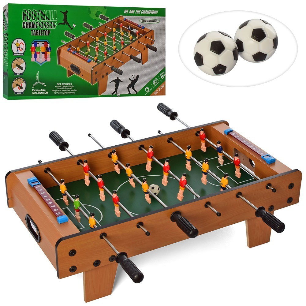 

Настольная игра METR+ Футбол 2393MR деревянный 60,5-30,5-18,5 см