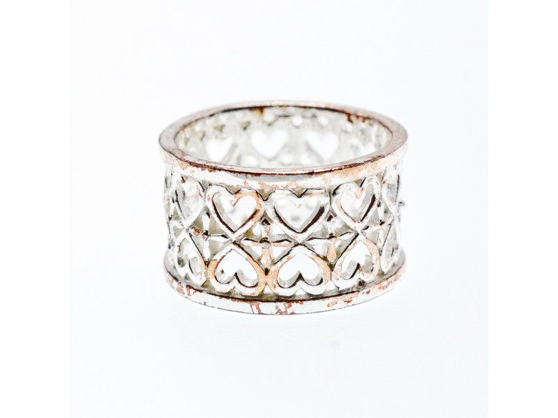 

Серебряное кольцо 925 проба Сердца Sky Jewelry 002303
