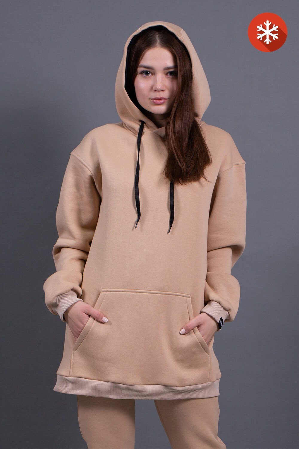 

Оверсайз Without Худи Biggi 20 FLEECE / Бежевый, Оверсайз Without Худи Biggi 20 FLEECE L/XL Бежевый
