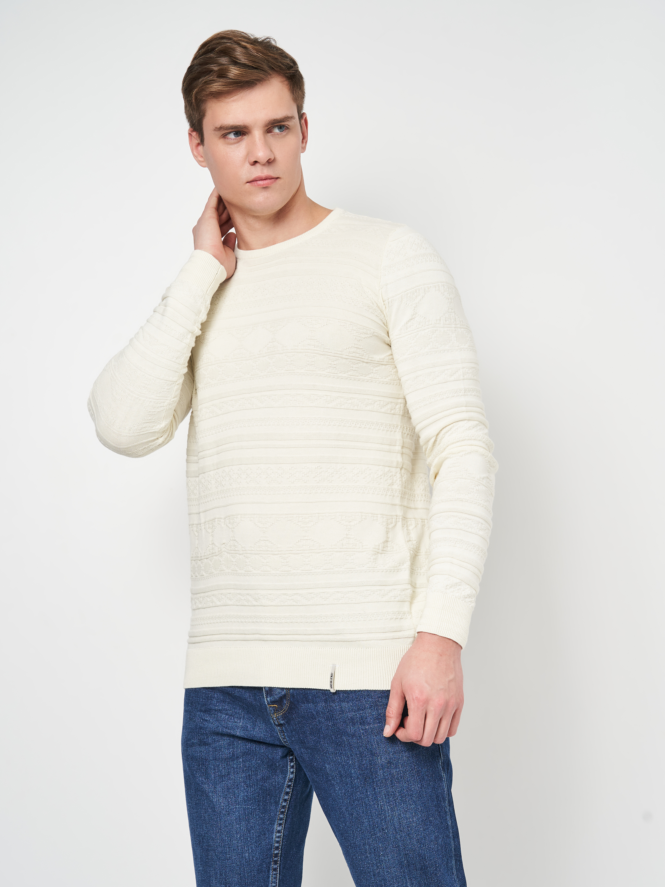 

Джемпер Anerkjendt XAZ258525KUZZ XXL Молочный