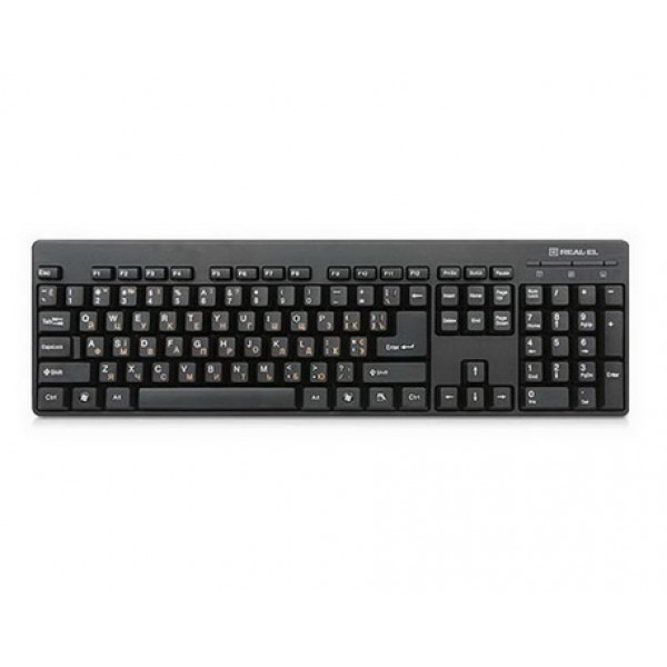 

Клавиатура REAL-EL Standard 502 Black USB UAH