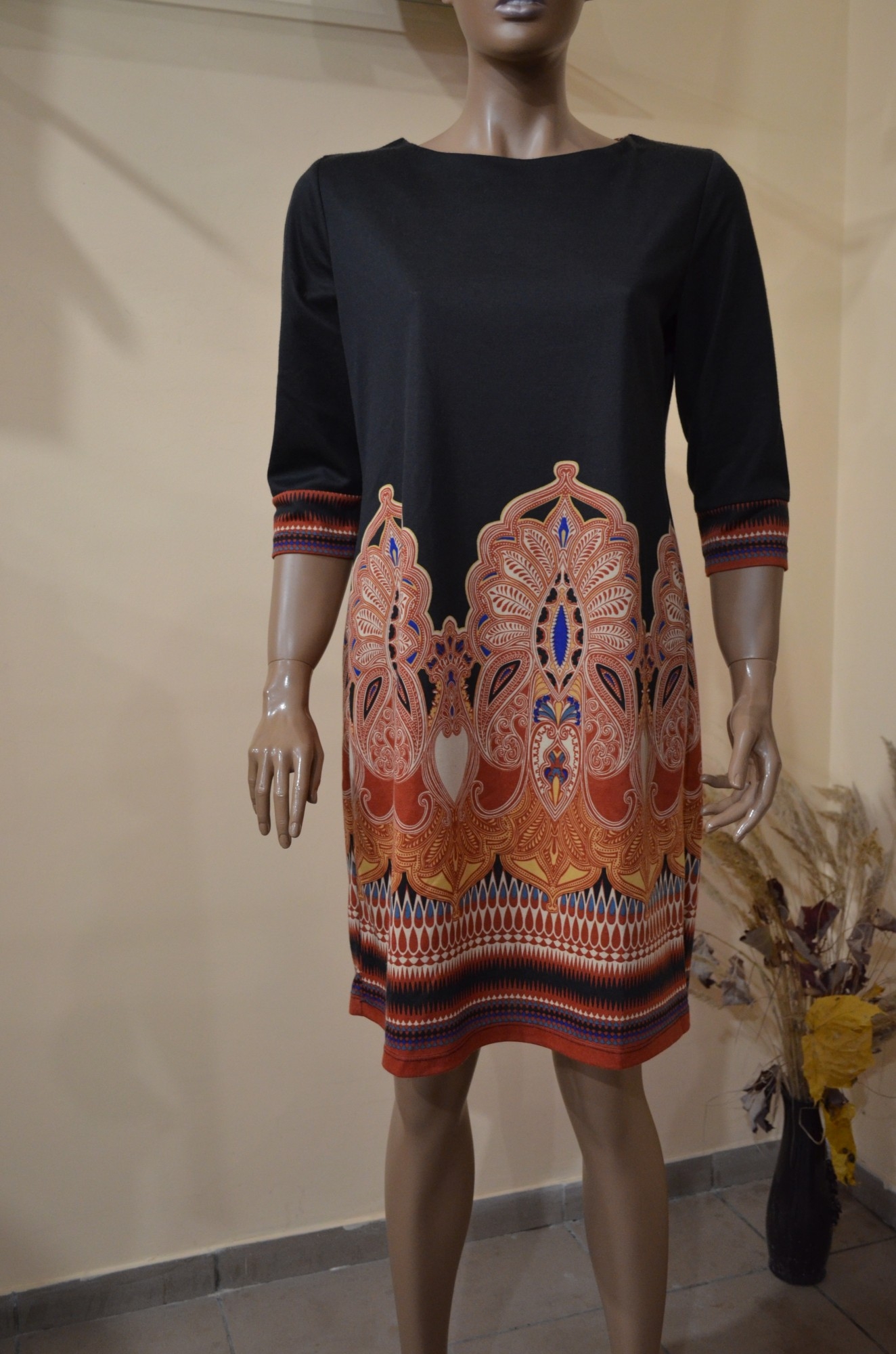 

Платье нарядное теплое .размер - 5537, Платье нарядное теплое .размер 50-52 5537