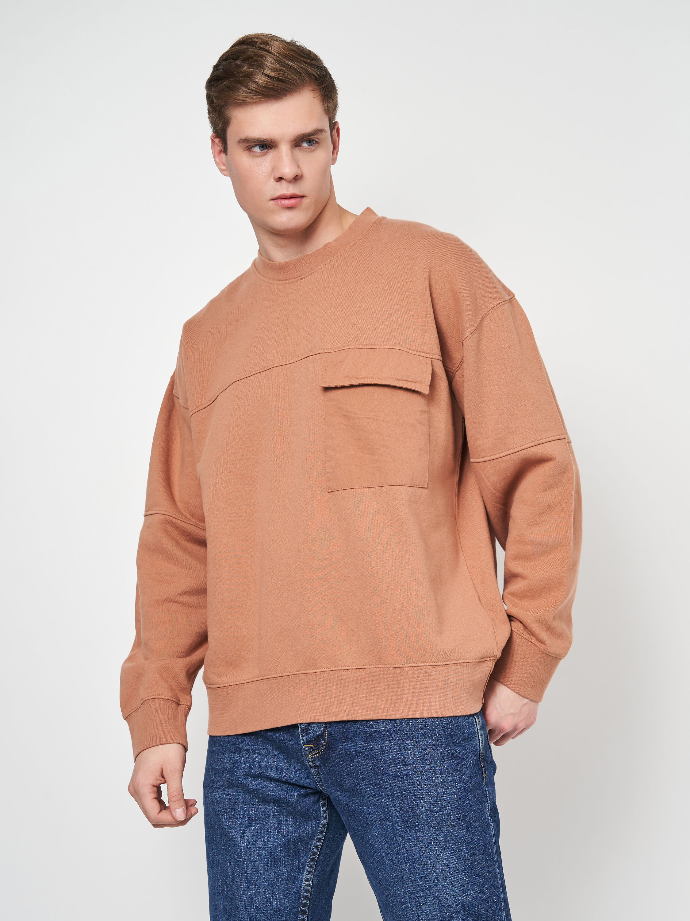 

Свитшот Topman XAZ280230HXOW  Какао, Свитшот Topman XAZ280230HXOW L Какао